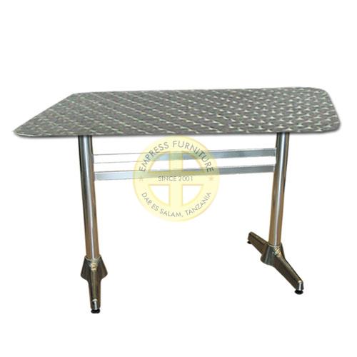 Basic Double Base + Stainless Steel Rectangle Top