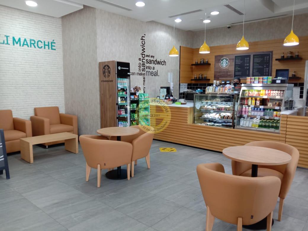Cafe furniture supplied to Mediclinic Al ain