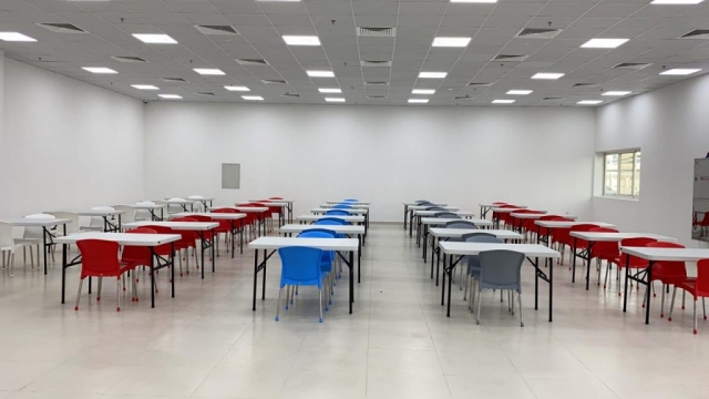 staff canteen tables in Dubai
