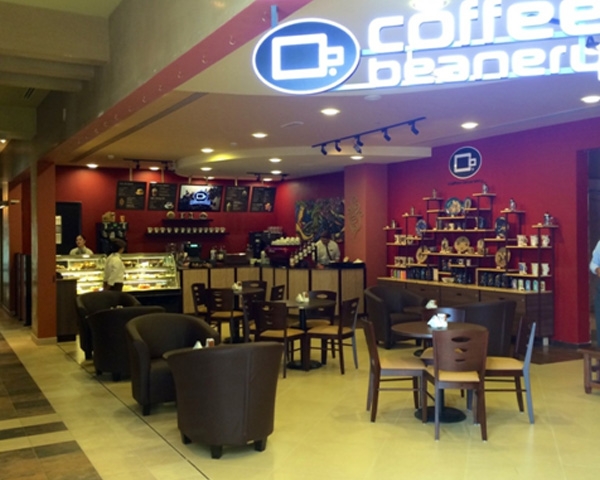 Coffee shop furniture in healthcare city