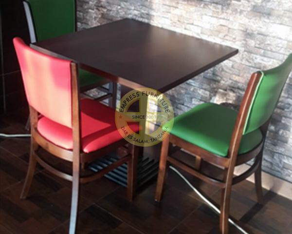 durable wood tables and Chairs for restaurants in Dubai