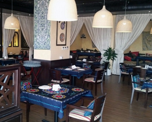 contract wooden restaurant Arm chairs in Dubai