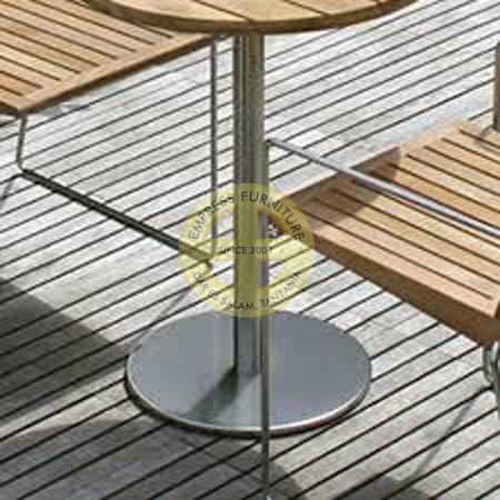 Stainless steel table bases & Chrome table bases