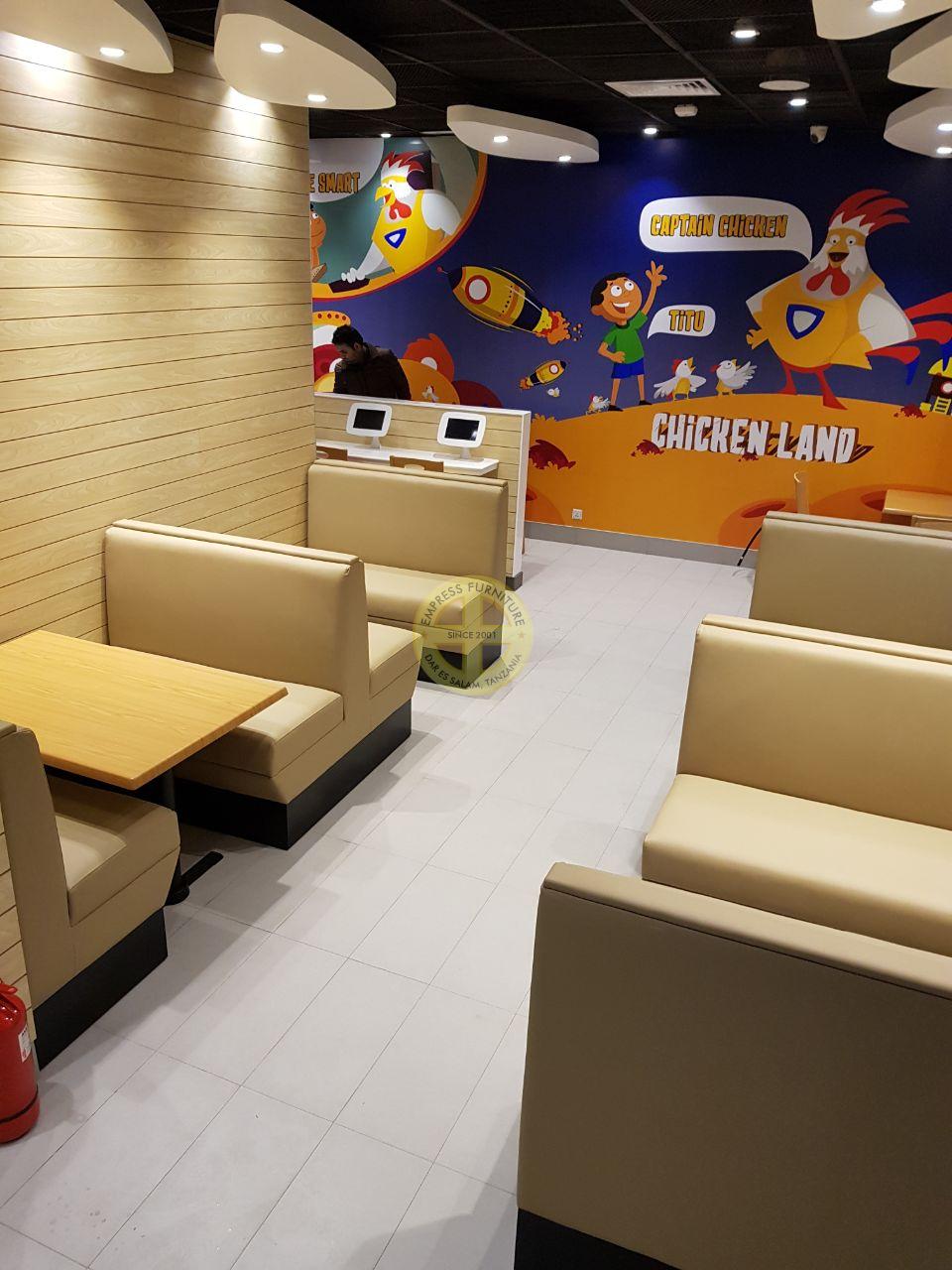 fast food furniture booths