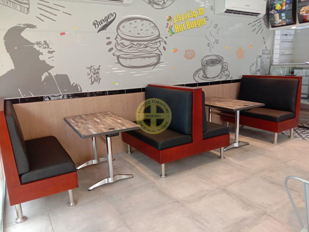 restaurant tables and chairs for Hot Burger
