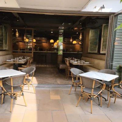 outdoor seating