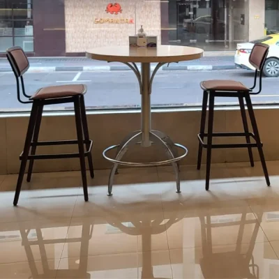 wooden bar stools
