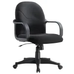 low back office chair with arms